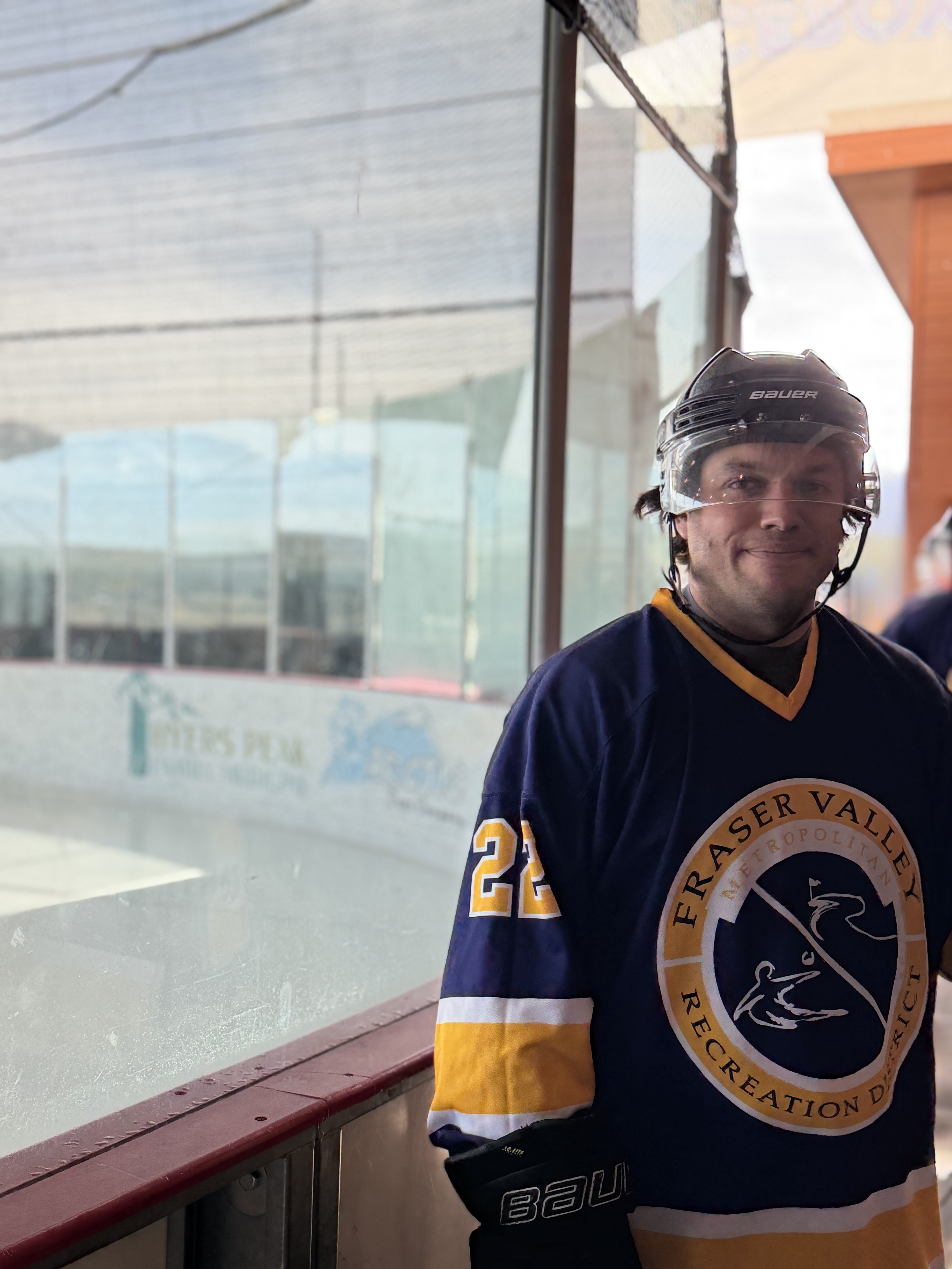 Player at the rink